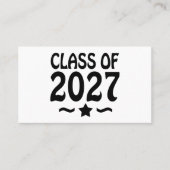 Star Class of 2027 Graduation 名刺 (正面)
