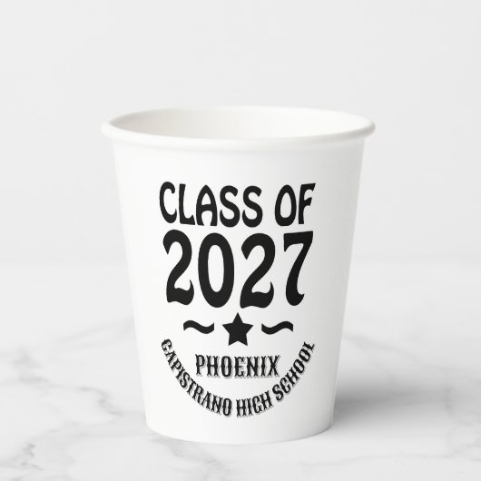 Star Class of 2027 Graduation 紙コップ (正面)