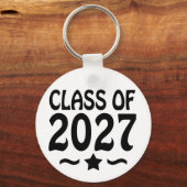 Star Class of 2027 Photo Graduation キーホルダー (正面)