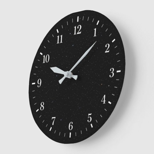 Star Clock 2026 Version ラージ壁時計 (傾斜)