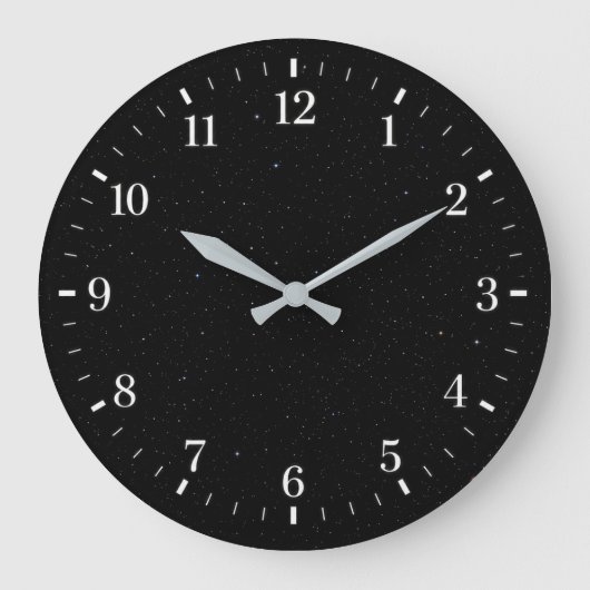 Star Clock 2026 Version ラージ壁時計 (正面)