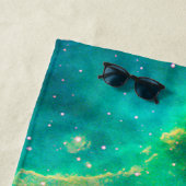 Star Cluster NGC 2074 in Cosmic Cloud ビーチタオル (インサイチュ)