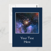 Star Cluster NGC 3603 (ハッブル) ポストカード (正面/裏面)