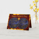 Star Constellation Father's Day カード (黄色い花)