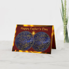 Star Constellation Father's Day カード