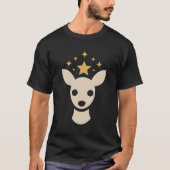 Star Crown Deer Tシャツ (正面)