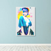 Star Dancer キャンバスプリント (インサイチュ (ウッドフロア))