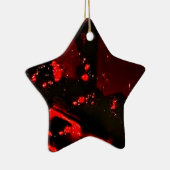 Star dark abstract ornament from recycled plastic セラミックオーナメント (右)