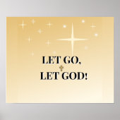 Star-Filled Let Go Let God Cross Light ポスター (正面)