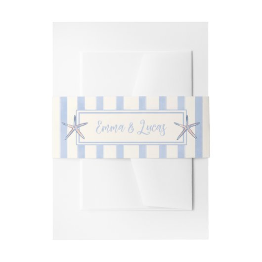 star fish 招待状ベリーバンド (正面例)