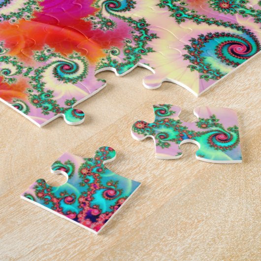 star flower puzzle  ジグソーパズル (側面)