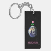 STAR*FROG™の地球Keychain キーホルダー (正面左)