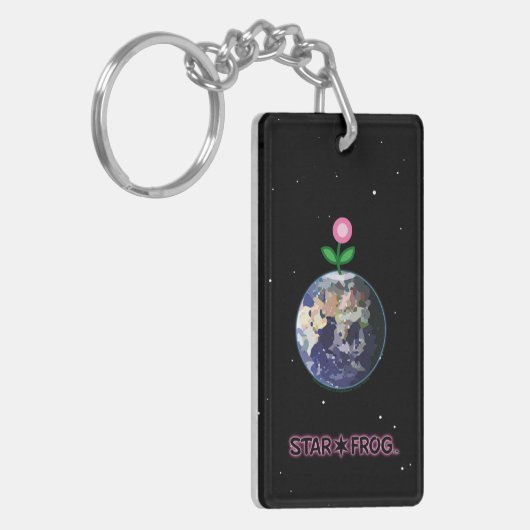 STAR*FROG™の地球Keychain キーホルダー (正面左)