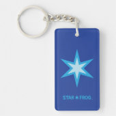 STAR-FROG™の星Keychain キーホルダー (正面)
