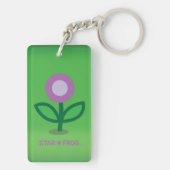 STAR*FROG™の花Keychain キーホルダー (裏面)