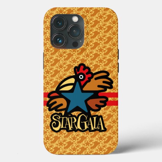 STAR GALA /ESTRELLA GALLO  BY MASANSER PIXELAT Case-Mate iPhoneケース (裏面)