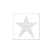 Star in Pointillism, Rubber Stamps ラバースタンプ (インプリント)
