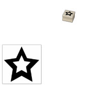Star Loyalty Card Mini Stamp ラバースタンプ (押印)