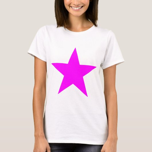 Star Magenta The Museum Zazzle Gives Tシャツ (正面)