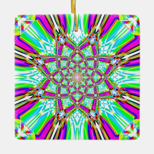 Star Mandela - 2色スキーム セラミックオーナメント (正面)