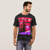 star night vincent van gogh RED dots cream Tシャツ (正面フル)