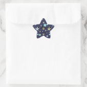 Star nightime theme Stickers 星シール (バッグ)