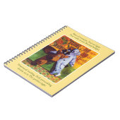 STAR OF 疑問に思 Spiral Notebook - 金ゴールド ノートブック (左側)