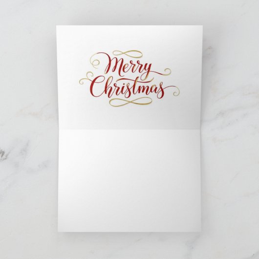 Star of Bethlehem Christmas Nativity Skyline Art シーズンカード (内部)