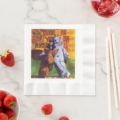 STAR OF COINED 疑問に思 Lunchon紙ナプキンス 縁ありランチョンナプキン (インサイチュ)