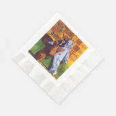 STAR OF COINED 疑問に思 Lunchon紙ナプキンス 縁ありランチョンナプキン (角)