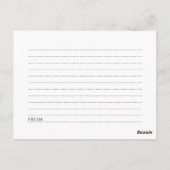 Star of David共有A MEMORYフォトカード ポストカード (裏面)