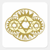 Star Of David スクエアシール (正面)