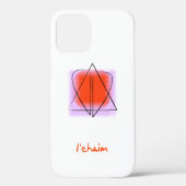 Star of David/ハートiPhone / iPadケース Case-Mate iPhoneケース (裏面)