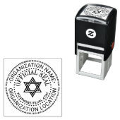 Star of David #1 Custom Official Seal Name Loc URL セルフインキングスタンプ (インサイチュ)