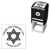 Star of David #1 "From the library of" Monogram セルフインキングスタンプ (インサイチュ)