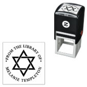 Star of David #3 "From the library of" Monogram セルフインキングスタンプ (インサイチュ)