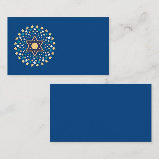 Star of David Business Card 名刺 (正面/裏面)