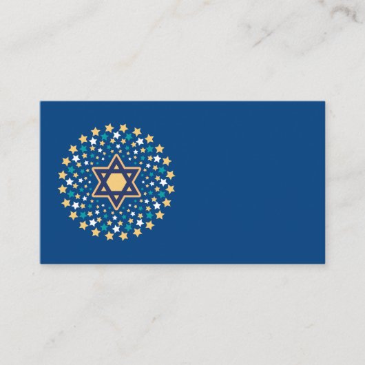 Star of David Business Card 名刺 (正面)