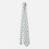 Star of David Eucalyptus Greenery Neck Tie ネクタイ (裏面)