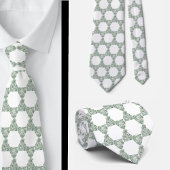 Star of David Eucalyptus Greenery Neck Tie ネクタイ