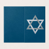 Star of David Hanukkahグリッター25pkカード (外部フラット)