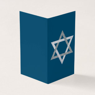 Star of David Hanukkahグリッター25pkカード