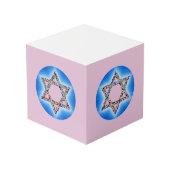 Star of David made with Gemstones フォトキューブ (裏面アングル)