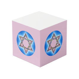 Star of David made with Gemstones フォトキューブ