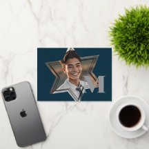 Star of David Photo Frame Thank You Monogram