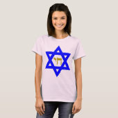 STAR of David & Symbol of LIFE Tシャツ (正面フル)