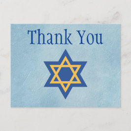 Star of David Thank You ポストカード