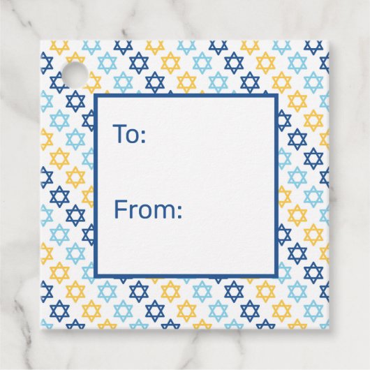 Star of David To From フェイバータグ (正面)