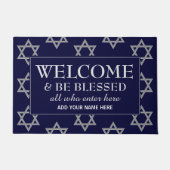 Star of David WELCOME ドアマット (正面)