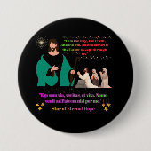 Star of Eternal Hope black 缶バッジ (正面)